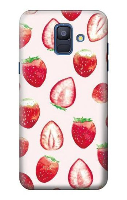 S3481 イチゴ Strawberry Samsung Galaxy A6 (2018) バックケース、フリップケース・カバー