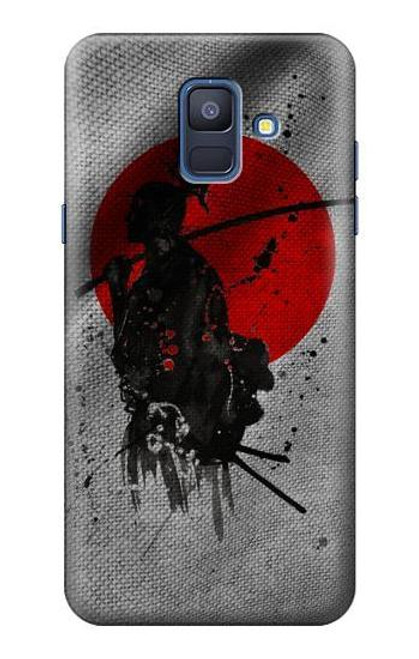 S3517 日本国旗Sa Japan Flag Samurai Samsung Galaxy A6 (2018) バックケース、フリップケース・カバー