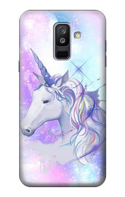 S3375 ユニコーン Unicorn Samsung Galaxy A6+ (2018), J8 Plus 2018, A6 Plus 2018  バックケース、フリップケース・カバー