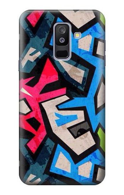 S3445 グラフィティストリートアート Graffiti Street Art Samsung Galaxy A6+ (2018), J8 Plus 2018, A6 Plus 2018  バックケース、フリップケース・カバー