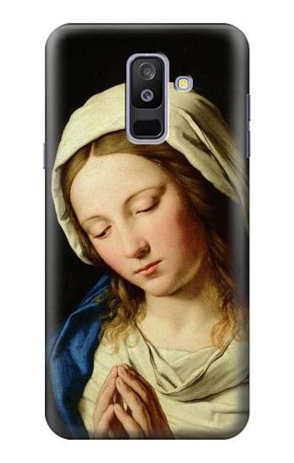 S3476 聖母マリアの祈り Virgin Mary Prayer Samsung Galaxy A6+ (2018), J8 Plus 2018, A6 Plus 2018  バックケース、フリップケース・カバー