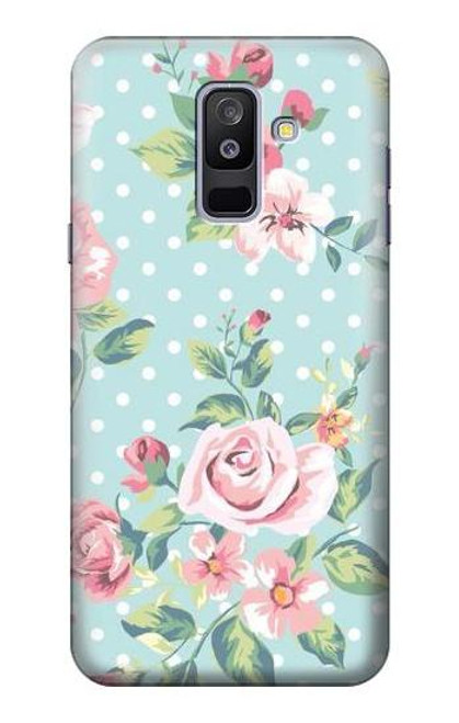 S3494 ヴィンテージローズポルカドット Vintage Rose Polka Dot Samsung Galaxy A6+ (2018), J8 Plus 2018, A6 Plus 2018  バックケース、フリップケース・カバー