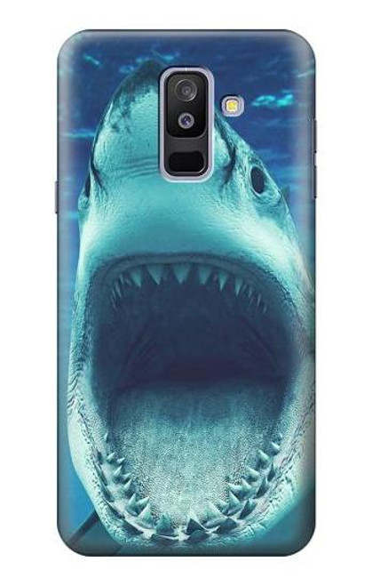 S3548 イタチザメ Tiger Shark Samsung Galaxy A6+ (2018), J8 Plus 2018, A6 Plus 2018  バックケース、フリップケース・カバー