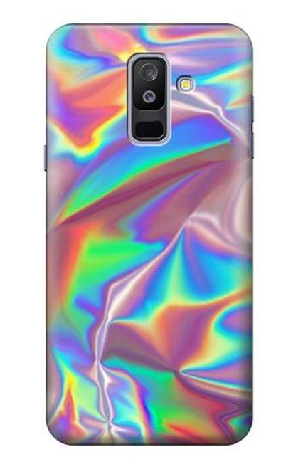 S3597 ホログラフィック写真印刷 Holographic Photo Printed Samsung Galaxy A6+ (2018), J8 Plus 2018, A6 Plus 2018  バックケース、フリップケース・カバー