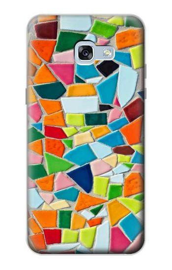 S3391 モザイクアートグラフィック Abstract Art Mosaic Tiles Graphic Samsung Galaxy A5 (2017) バックケース、フリップケース・カバー