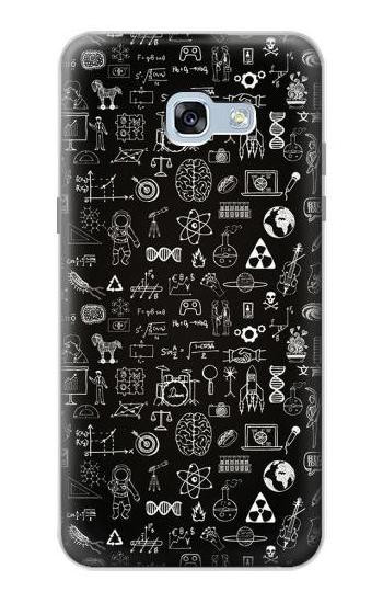 S3426 科学黒板 Blackboard Science Samsung Galaxy A5 (2017) バックケース、フリップケース・カバー