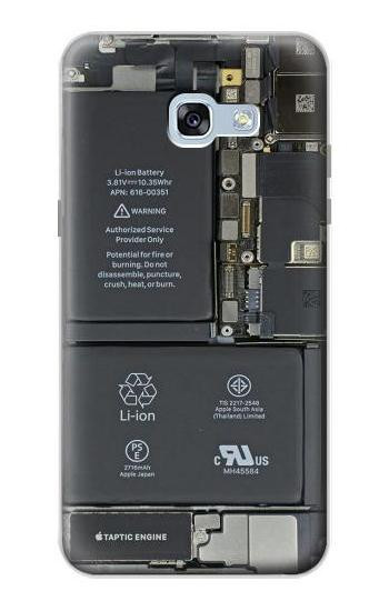 S3467 携帯電話の中のグラフィック Inside Mobile Phone Graphic Samsung Galaxy A5 (2017) バックケース、フリップケース・カバー