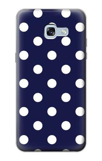 S3533 ブルーの水玉 Blue Polka Dot Samsung Galaxy A5 (2017) バックケース、フリップケース・カバー