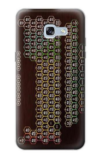 S3544 ネオンハニカム周期表 Neon Honeycomb Periodic Table Samsung Galaxy A5 (2017) バックケース、フリップケース・カバー