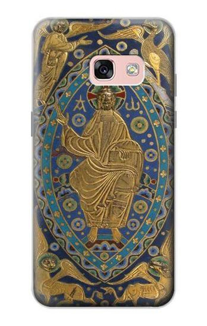 S3620 ブックカバーキリスト Book Cover Christ Majesty Samsung Galaxy A3 (2017) バックケース、フリップケース・カバー