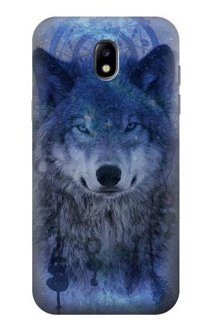 S3410 狼 ドリームキャッチャー Wolf Dream Catcher Samsung Galaxy J5 (2017) EU Version バックケース、フリップケース・カバー