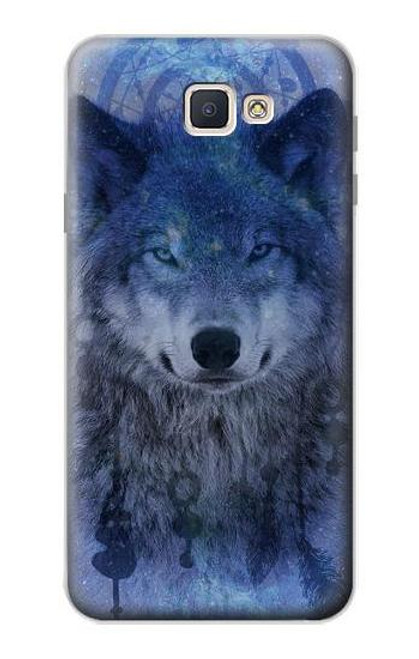 S3410 狼 ドリームキャッチャー Wolf Dream Catcher Samsung Galaxy J7 Prime (SM-G610F) バックケース、フリップケース・カバー