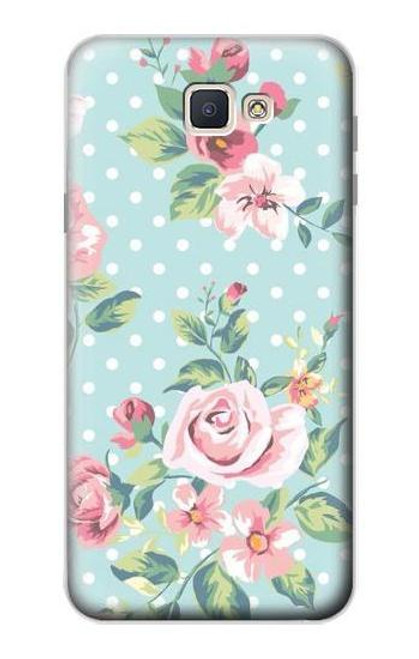 S3494 ヴィンテージローズポルカドット Vintage Rose Polka Dot Samsung Galaxy J7 Prime (SM-G610F) バックケース、フリップケース・カバー