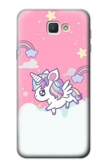 S3518 ユニコーン漫画 Unicorn Cartoon Samsung Galaxy J7 Prime (SM-G610F) バックケース、フリップケース・カバー