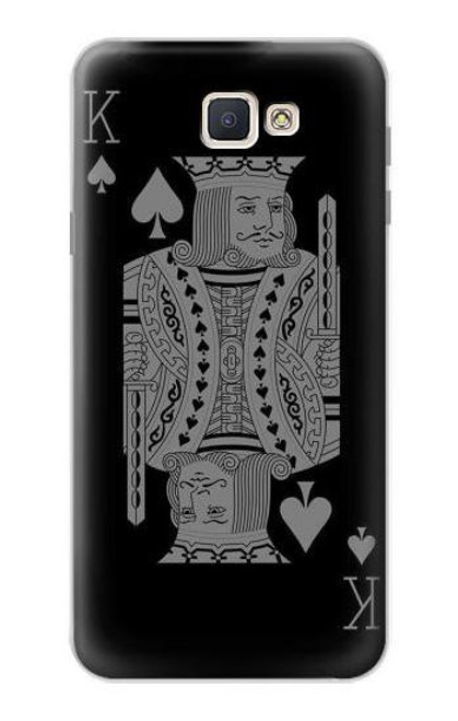 S3520 ブラックキングスペード Black King Spade Samsung Galaxy J7 Prime (SM-G610F) バックケース、フリップケース・カバー