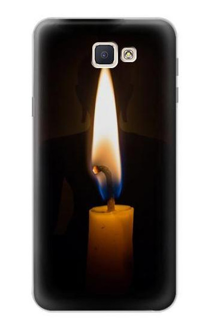 S3530 仏 Buddha Candle Burning Samsung Galaxy J7 Prime (SM-G610F) バックケース、フリップケース・カバー
