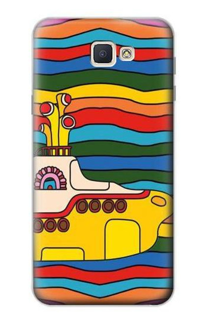 S3599 ヒッピーイエローサブマリン Hippie Submarine Samsung Galaxy J7 Prime (SM-G610F) バックケース、フリップケース・カバー