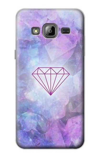 S3455 ダイヤモンド Diamond Samsung Galaxy J3 (2016) バックケース、フリップケース・カバー