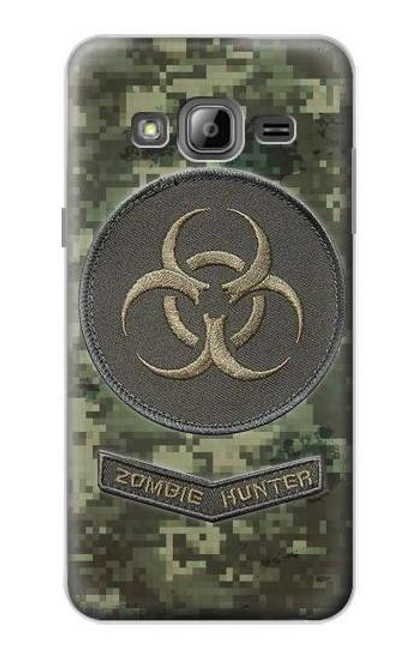 S3468 バイオハザードゾンビハンターグラフィック Biohazard Zombie Hunter Graphic Samsung Galaxy J3 (2016) バックケース、フリップケース・カバー