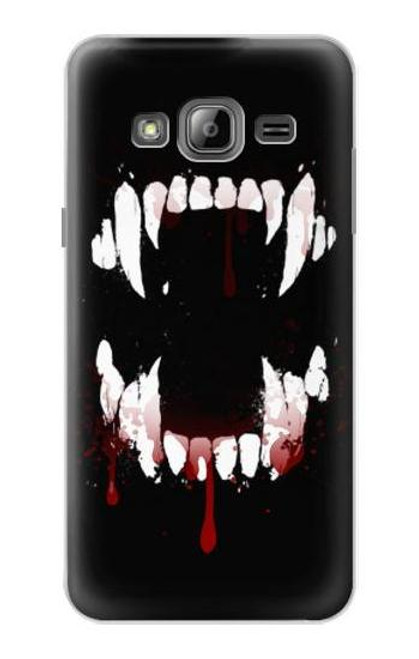 S3527 吸血鬼の歯 Vampire Teeth Bloodstain Samsung Galaxy J3 (2016) バックケース、フリップケース・カバー