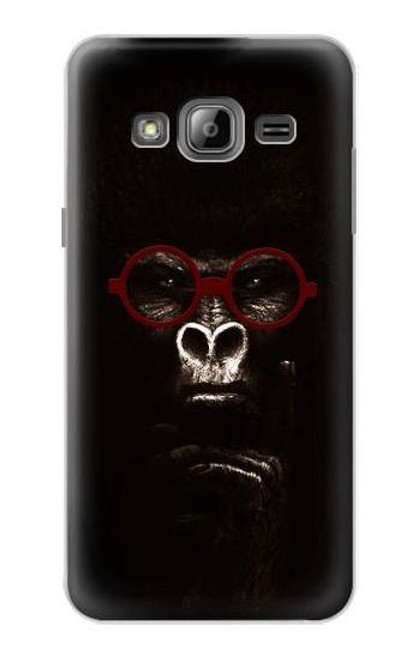S3529 思考ゴリラ Thinking Gorilla Samsung Galaxy J3 (2016) バックケース、フリップケース・カバー