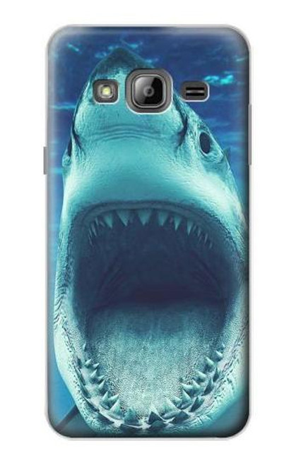 S3548 イタチザメ Tiger Shark Samsung Galaxy J3 (2016) バックケース、フリップケース・カバー