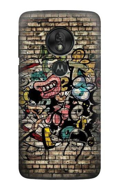 S3394 落書き Graffiti Wall Motorola Moto G7 Play バックケース、フリップケース・カバー
