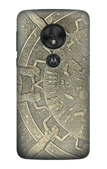 S3396 デンデラ星座古代エジプト Dendera Zodiac Ancient Egypt Motorola Moto G7 Play バックケース、フリップケース・カバー
