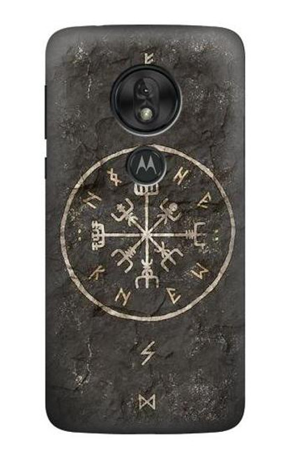 S3413 北欧の古代バイキングシンボル Norse Ancient Viking Symbol Motorola Moto G7 Play バックケース、フリップケース・カバー
