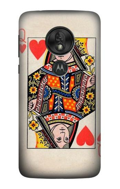 S3429 クイーンハートカード Queen Hearts Card Motorola Moto G7 Play バックケース、フリップケース・カバー