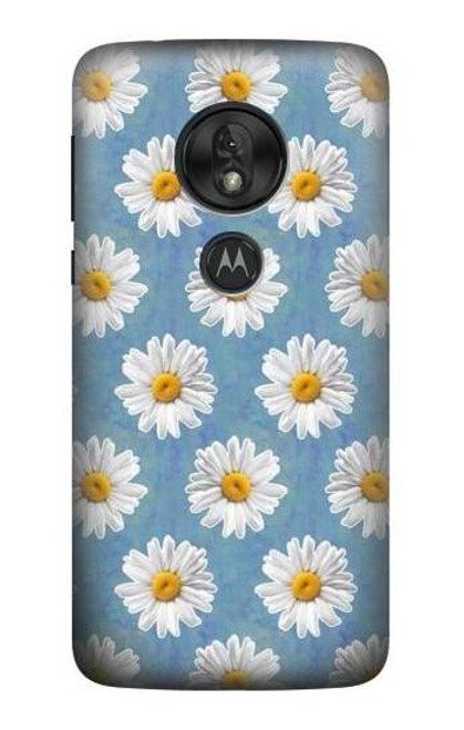 S3454 フローラルデイジー Floral Daisy Motorola Moto G7 Play バックケース、フリップケース・カバー