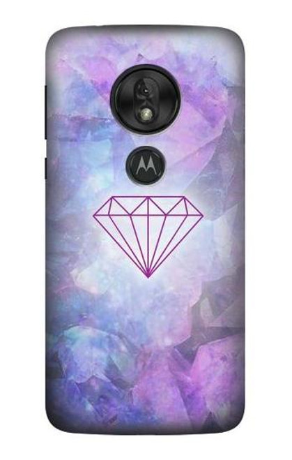 S3455 ダイヤモンド Diamond Motorola Moto G7 Play バックケース、フリップケース・カバー
