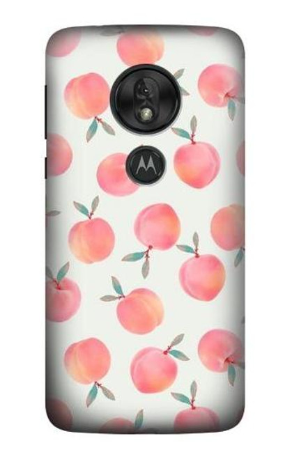 S3503 桃 Peach Motorola Moto G7 Play バックケース、フリップケース・カバー