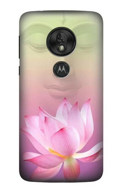 S3511 蓮の花の仏教 Lotus flower Buddhism Motorola Moto G7 Play バックケース、フリップケース・カバー