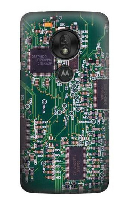 S3519 電子回路基板のグラフィック Electronics Circuit Board Graphic Motorola Moto G7 Play バックケース、フリップケース・カバー