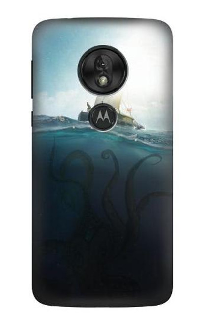 S3540 巨大なタコ Giant Octopus Motorola Moto G7 Play バックケース、フリップケース・カバー