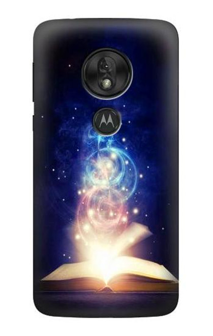 S3554 魔法書 Magic Spell Book Motorola Moto G7 Play バックケース、フリップケース・カバー