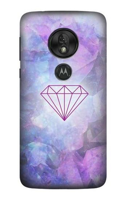 S3455 ダイヤモンド Diamond Motorola Moto G7 Power バックケース、フリップケース・カバー