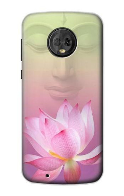 S3511 蓮の花の仏教 Lotus flower Buddhism Motorola Moto G6 バックケース、フリップケース・カバー