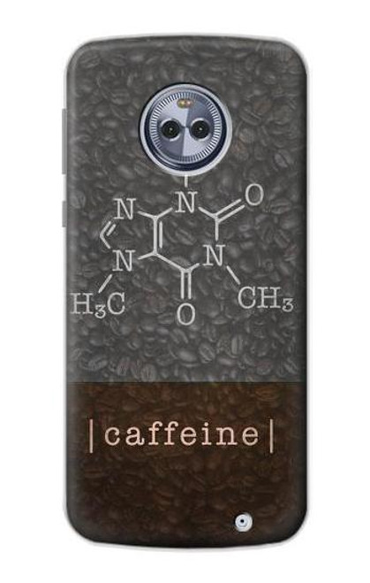 S3475 カフェイン分子 Caffeine Molecular Motorola Moto X4 バックケース、フリップケース・カバー