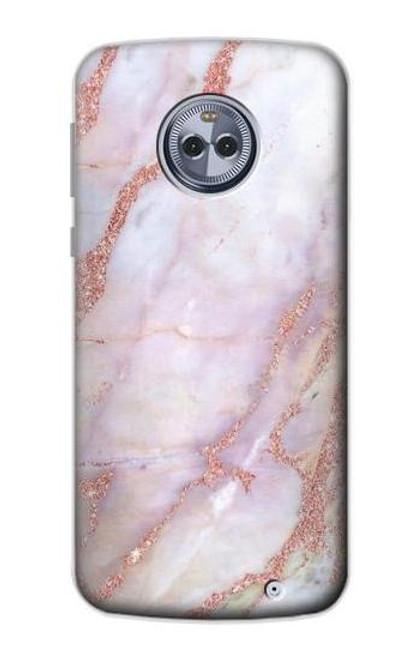 S3482 ピンクの大理石のグラフィックプリント Soft Pink Marble Graphic Print Motorola Moto X4 バックケース、フリップケース・カバー