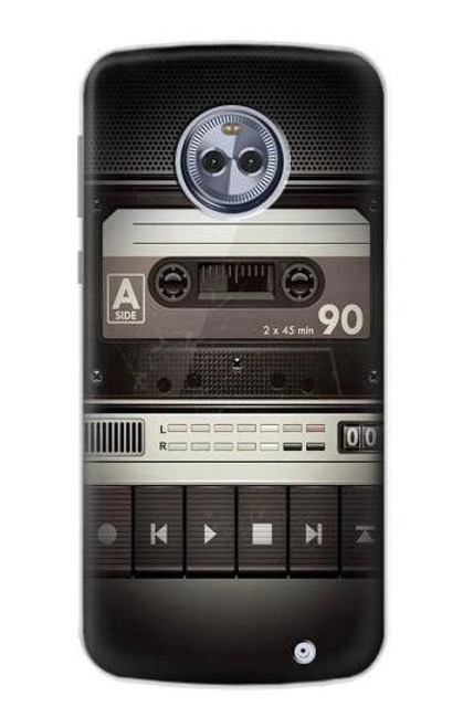 S3501 ビンテージカセットプレーヤー Vintage Cassette Player Motorola Moto X4 バックケース、フリップケース・カバー