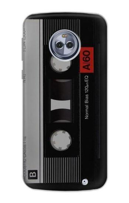S3516 ビンテージカセットテープ Vintage Cassette Tape Motorola Moto X4 バックケース、フリップケース・カバー