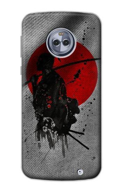 S3517 日本国旗Sa Japan Flag Samurai Motorola Moto X4 バックケース、フリップケース・カバー