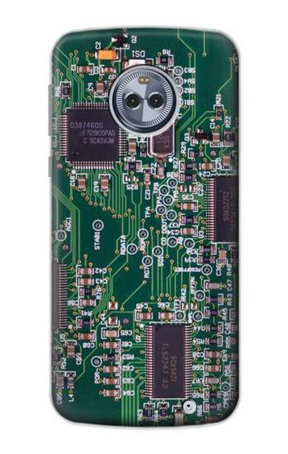 S3519 電子回路基板のグラフィック Electronics Circuit Board Graphic Motorola Moto X4 バックケース、フリップケース・カバー