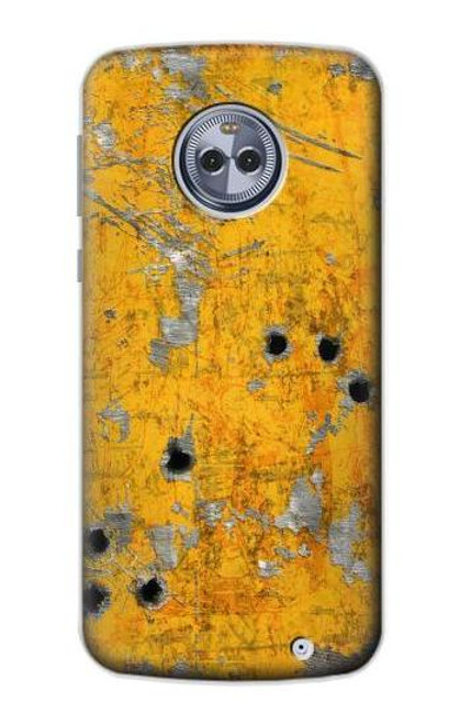 S3528 弾 黄色の金属 Bullet Rusting Yellow Metal Motorola Moto X4 バックケース、フリップケース・カバー