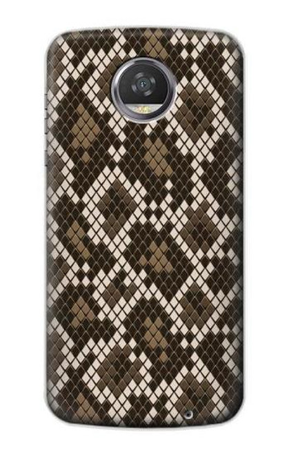 S3389 シームレスなヘビ皮パターングラフィック Seamless Snake Skin Pattern Graphic Motorola Moto Z2 Play, Z2 Force バックケース、フリップケース・カバー