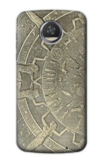 S3396 デンデラ星座古代エジプト Dendera Zodiac Ancient Egypt Motorola Moto Z2 Play, Z2 Force バックケース、フリップケース・カバー