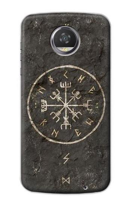 S3413 北欧の古代バイキングシンボル Norse Ancient Viking Symbol Motorola Moto Z2 Play, Z2 Force バックケース、フリップケース・カバー