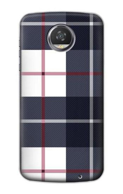 S3452 チェック柄 Plaid Fabric Pattern Motorola Moto Z2 Play, Z2 Force バックケース、フリップケース・カバー